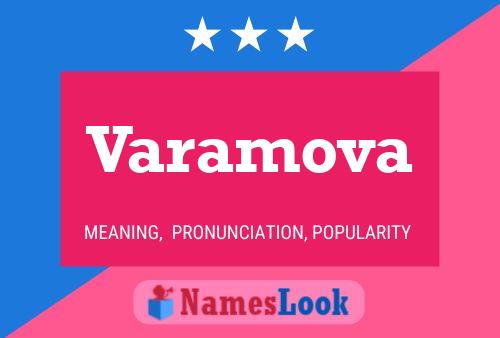 Varamova Name Poster