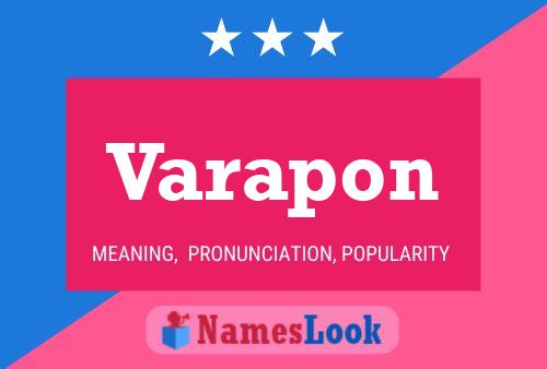 Varapon Name Poster