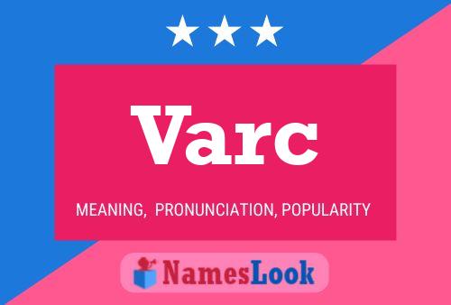 Varc Name Poster