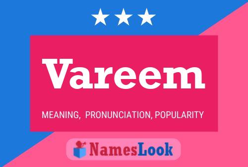 Vareem Name Poster