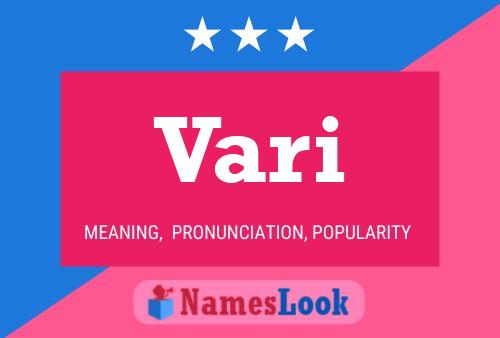 Vari Name Poster