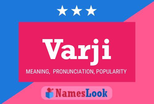 Varji Name Poster