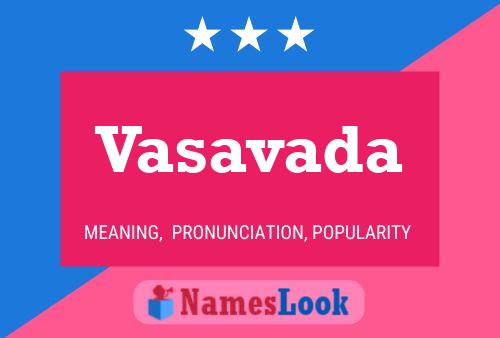 Vasavada Name Poster