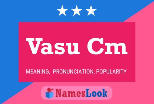 Vasu Cm Name Poster