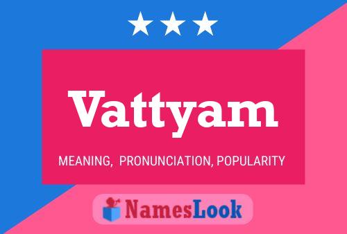 Vattyam Name Poster