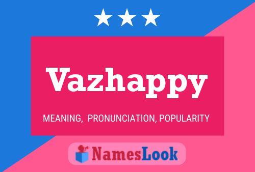 Vazhappy Name Poster