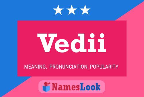 Vedii Name Poster