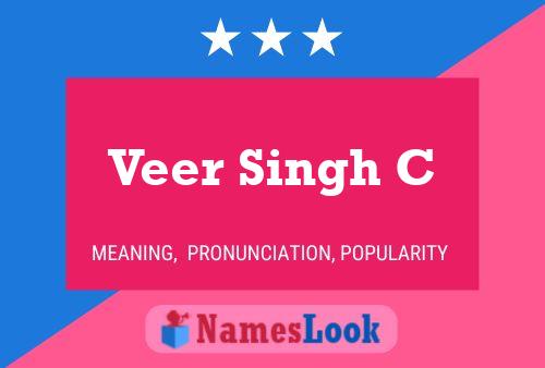 Veer Singh C Name Poster