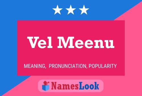 Vel Meenu Name Poster