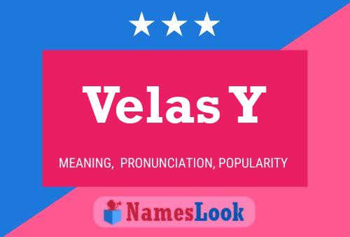 Velas Y Name Poster