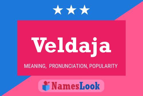 Veldaja Name Poster