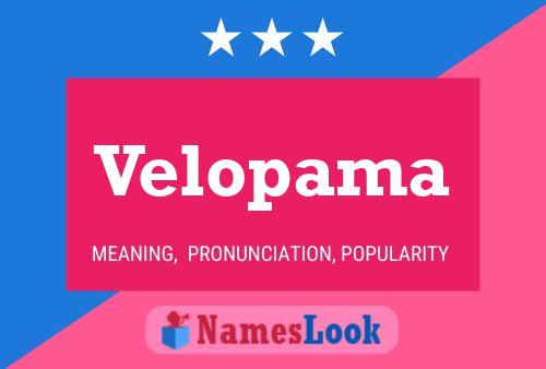 Velopama Name Poster