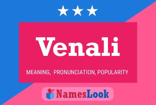 Venali Name Poster