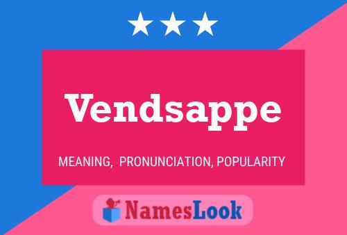 Vendsappe Name Poster