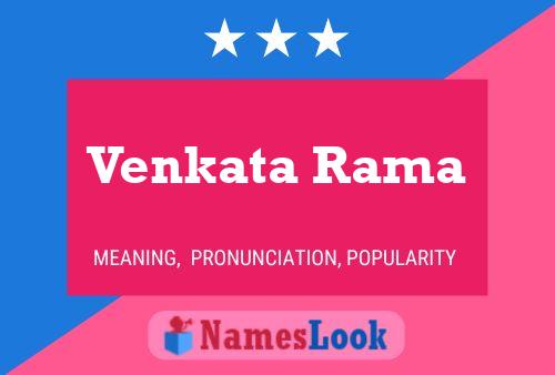 Venkata Rama Name Poster