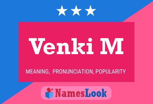 Venki M Name Poster