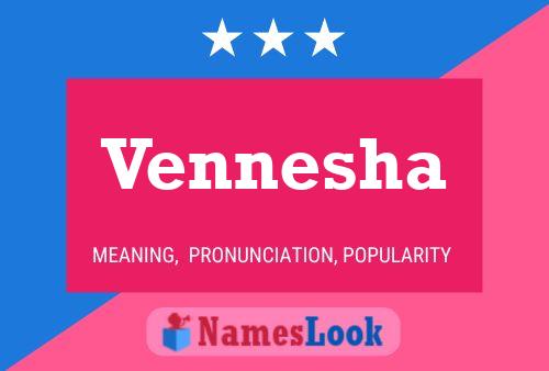 Vennesha Name Poster