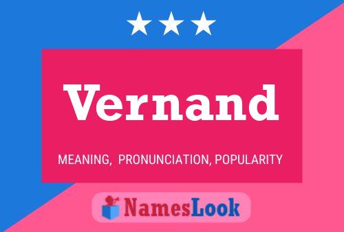 Vernand Name Poster