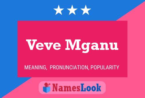 Veve Mganu Name Poster