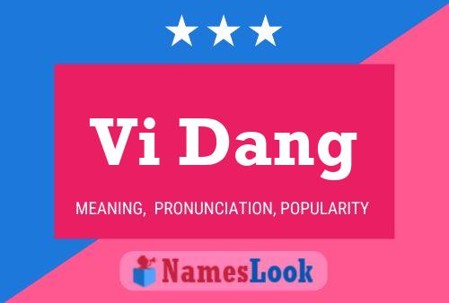 Vi Dang Name Poster