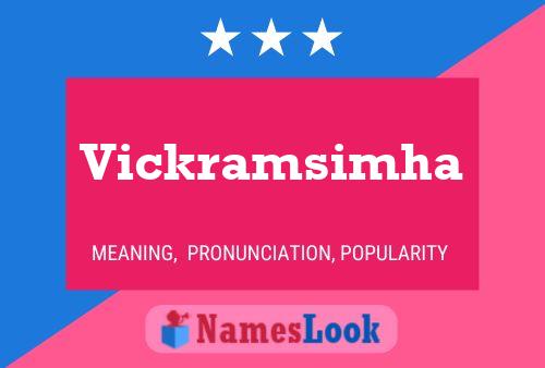 Vickramsimha Name Poster