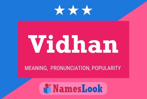 Vidhan Name Poster