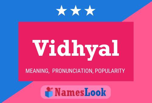 Vidhyal Name Poster