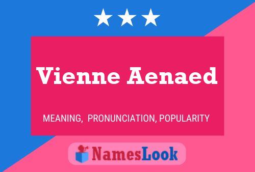 Vienne Aenaed Name Poster