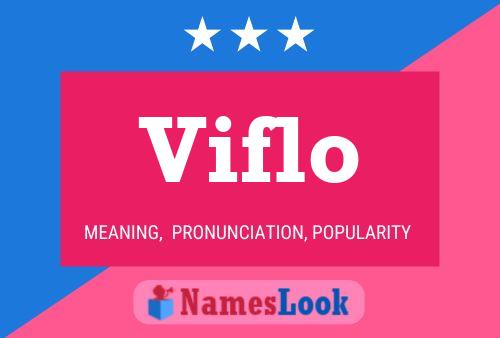 Viflo Name Poster