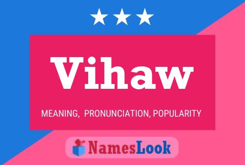 Vihaw Name Poster