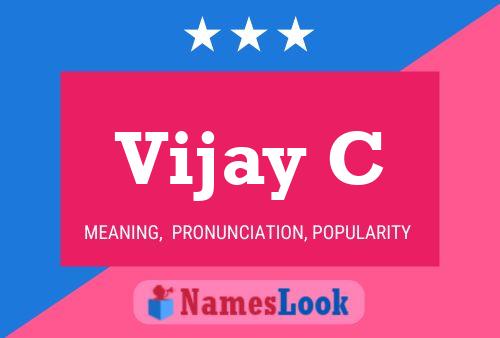 Vijay C Name Poster