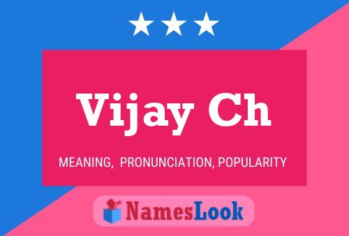 Vijay Ch Name Poster