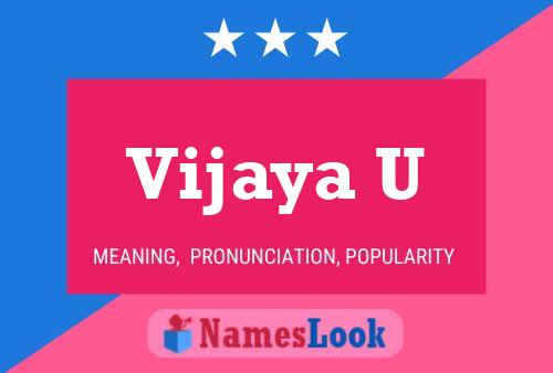 Vijaya U Name Poster