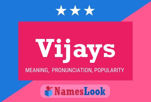 Vijays Name Poster