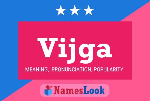 Vijga Name Poster