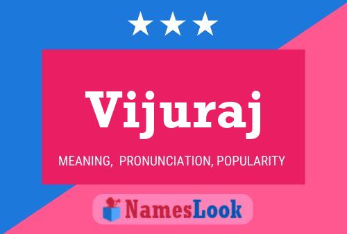 Vijuraj Name Poster