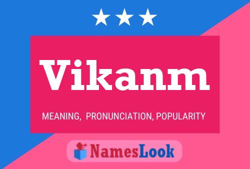 Vikanm Name Poster