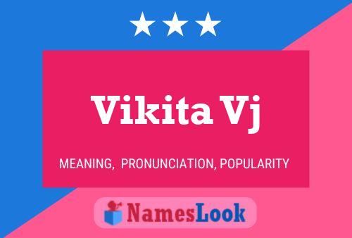 Vikita Vj Name Poster