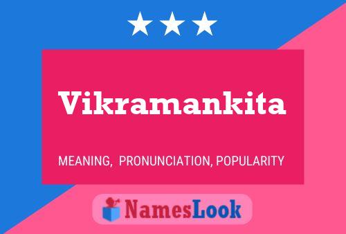 Vikramankita Name Poster