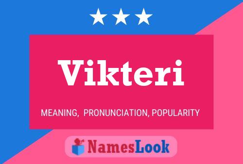 Vikteri Name Poster