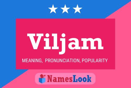 Viljam Name Poster