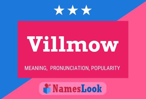 Villmow Name Poster