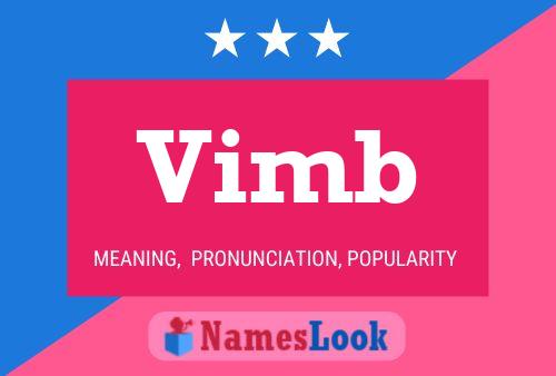 Vimb Name Poster