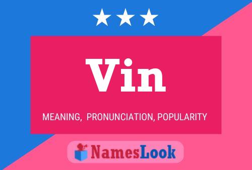 Vin Name Poster