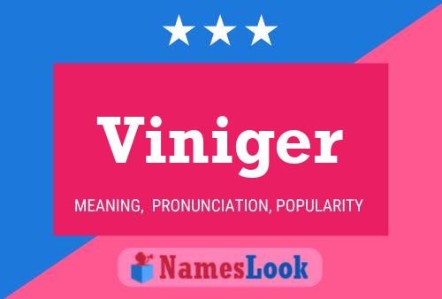 Viniger Name Poster