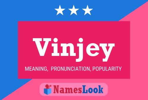 Vinjey Name Poster