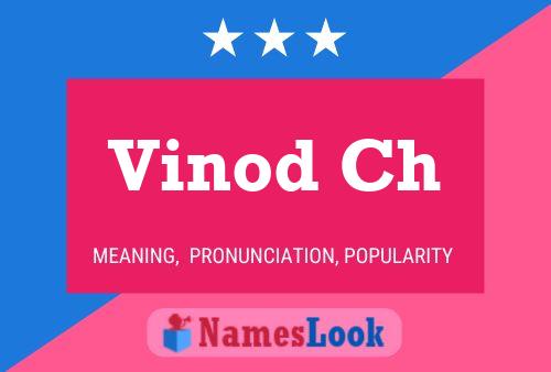 Vinod Ch Name Poster