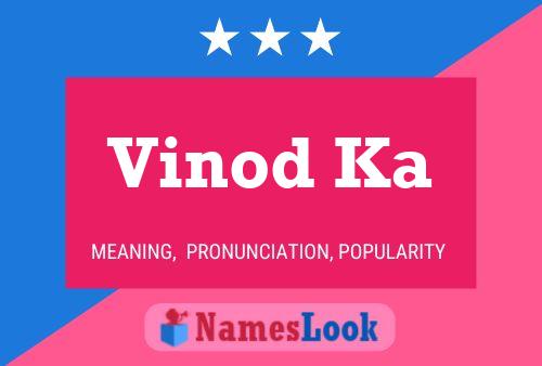 Vinod Ka Name Poster