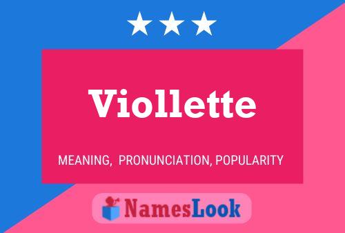 Viollette Name Poster