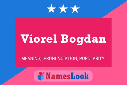 Viorel Bogdan Name Poster